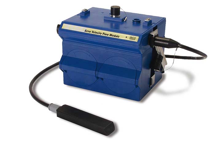 Blue ISCO 2150 Area Velocity Flow Meter box 